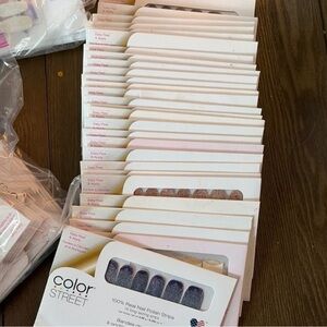 Color Street Lot of 75 manicure pedicure retired singles